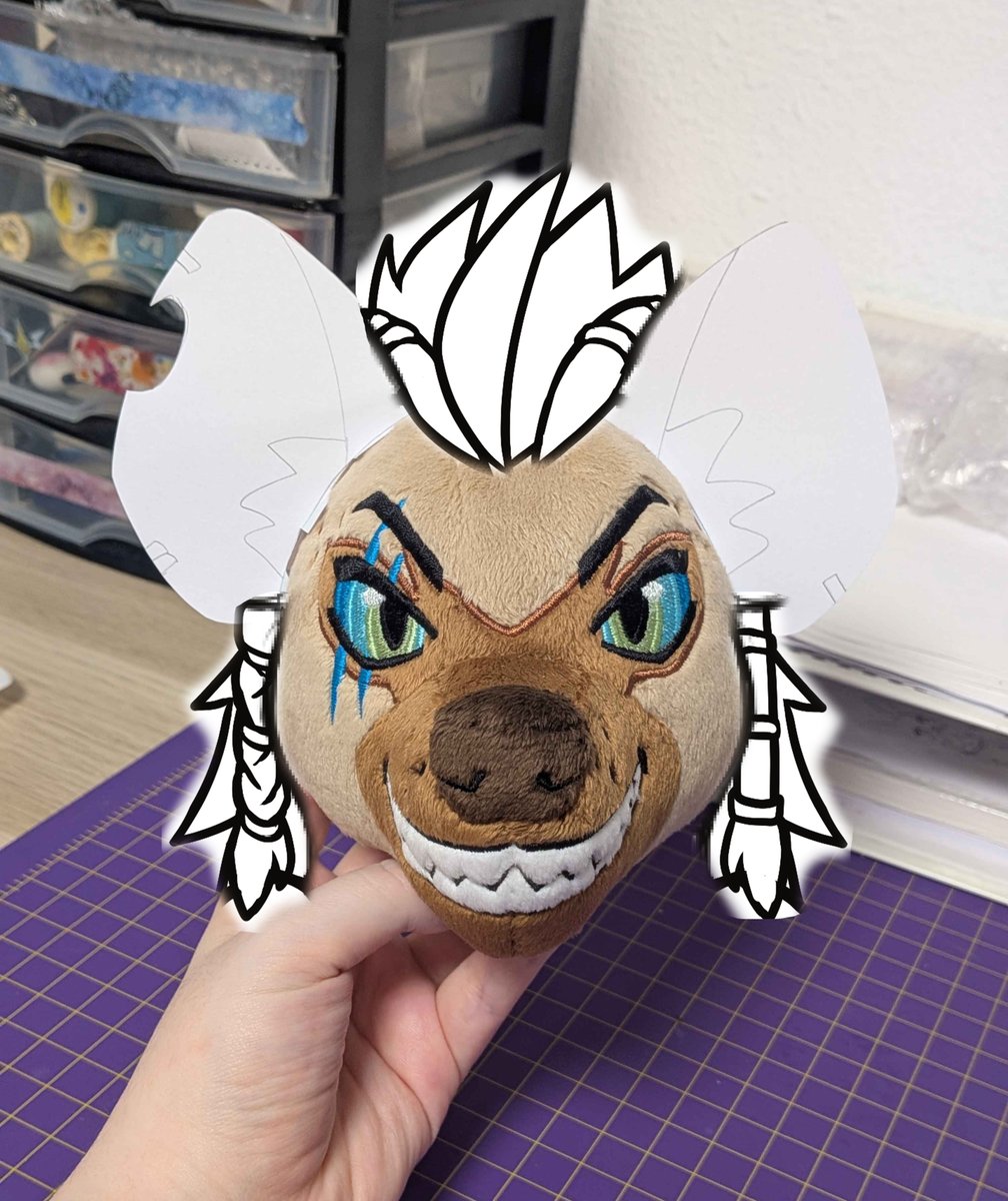BoiraPlushies's tweet photo. Making a custom Gnoll OC and damn, we are really proud of the eyes!
We need to make more furry plushies 🥺 https://t.co/zJaszz7Yvq