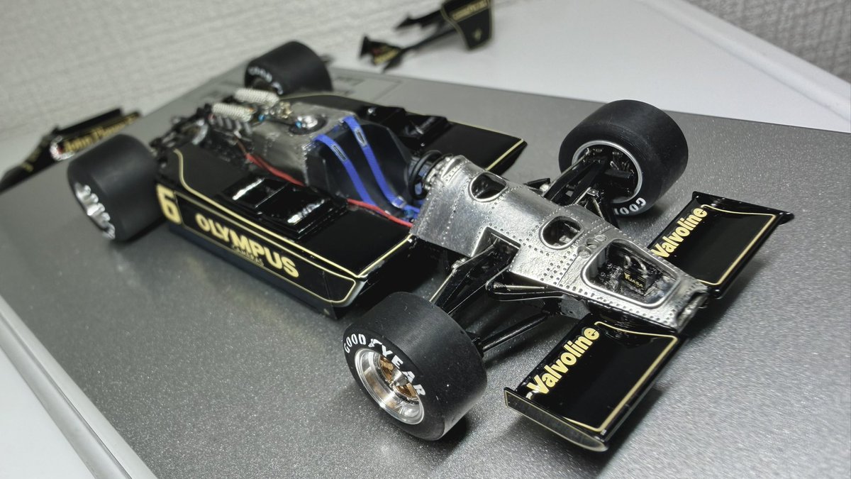 UtahaSam's tweet photo. MFH by ROMU 1/43
Lotus 79 #6
1st 1978 Austrian Grand Prix
-Ronnie Peterson https://t.co/mxRrkohyB8