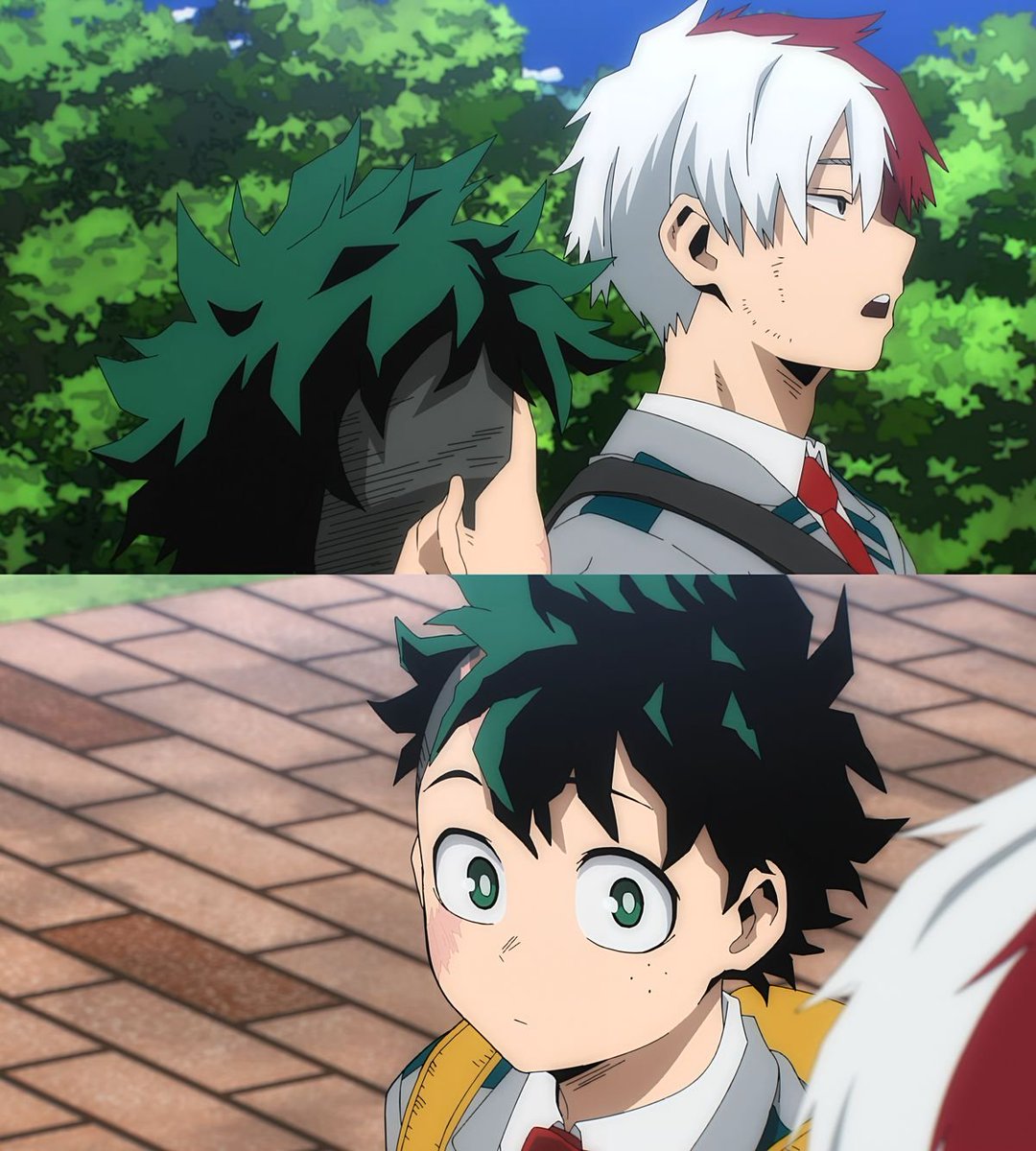 ShotosPrmanager's tweet photo. Cough Cough TodoDeku💔🤍 💚🤍❤️ https://t.co/5Dv9dMlyzR