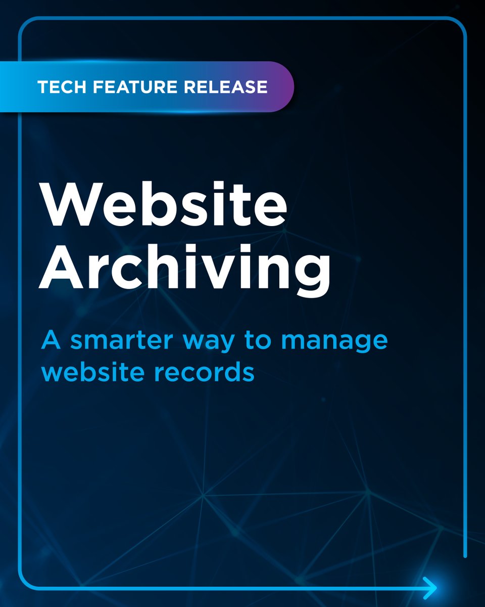 ACACompliance's tweet photo. Is your website audit-ready? 

ACA and @PageFreezer help firms automate website archiving, preserve every website change, and maintain searchable, defensible records for SEC and FINRA compliance.  

Read about ComplianceAlpha's newest Tech Feature release: https://t.co/CKSZ0tlO7L https://t.co/Hcg5jzoqQb