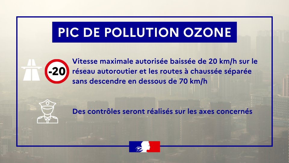 Image de Préfet du Haut-Rhin : Épisode de pollution à l’ozone dans le Haut-Rhin
En raison des conditions météo actuelles, ATMO Gr