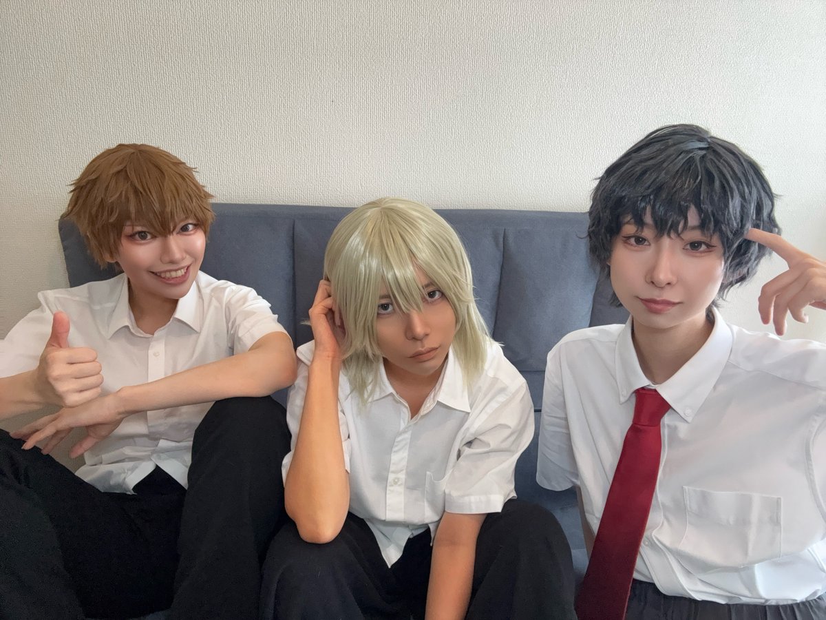 hpaxx01's tweet photo. ※cosplay┆1,3枚目 衣装捏造
今日はレンスペでたばちゃんともぐちゃんと、🎾のやりたい子チャレンジゆるゆる併せしてきた！
私は観月と壇くんやりました〜！！
各々やりたい子やったから、繋がりがなくておもろい😂😂 https://t.co/bV5j4kqkCK
