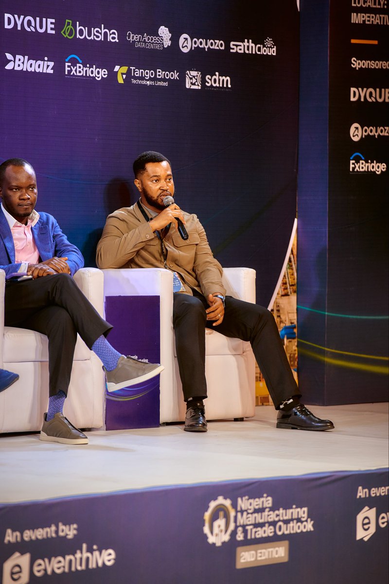 SATHCloud's tweet photo. What a day! 🚀 

Yesterday at the Nigeria Manufacturing &amp; Trade Outlook 2026, we had great conversations on growth, AI, and the future of manufacturing.

Thank you to everyone who visited our booth and shared their insights! 

#SATHCloud #Manufacturing #TradeOutlook #Nigeria https://t.co/hCT5JhtVWw