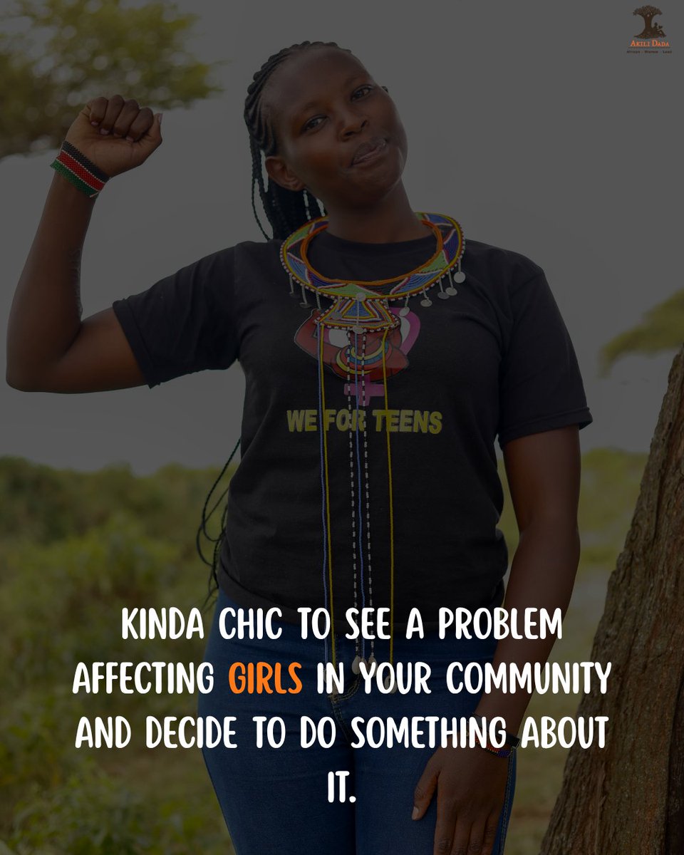 AkiliDada's tweet photo. What happens when young women see a challenge in their community and decide they can be part of the solution?

For 10 young women in Samburu County, it became We For Teens — a collective response to teenage pregnancy. https://t.co/UeHMGzrAsA