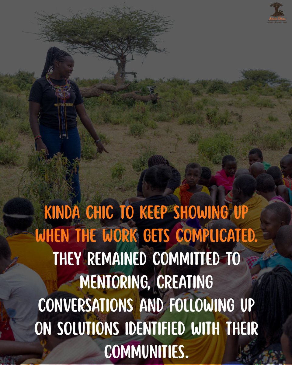 AkiliDada's tweet photo. Their experience reminds us that meaningful youth leadership starts with more than giving young people a platform.

It means listening to them, trusting their analysis of their communities, and giving them the space and tools to act.

At Akili Dada, we believe young women should not have to wait to be called leaders.

They are already identifying problems, mobilising others and imagining better futures for their communities.

That is the power of investing in young women's leadership.

#africanwomenlead #herjourneyourlegacy #internationalyouthday