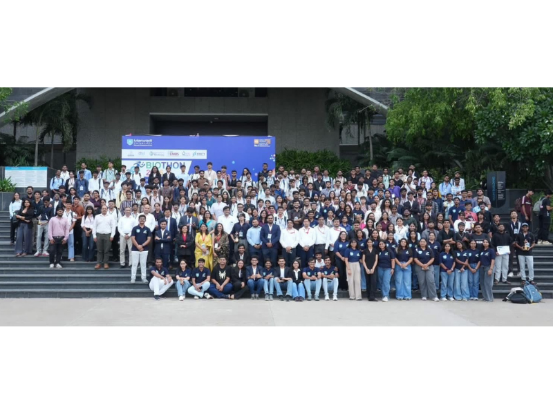 IEEEembs's tweet photo. EMBS was honored to be a sponsor for BIOTHON 2026 at Marwadi University, organized by the Department of Bioinformatics.
This event is noted as the flagship national-level innovation Bio-Hackathon in India.
#EMBS #IEEE #BiomedicalEngineering https://t.co/1BwTKLEIXZ