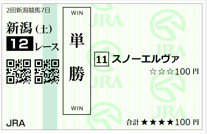 tsuma2014's tweet photo. 今日の新潟12Rは
白毛の可愛いスノーエルヴァで(`･ω･´)b https://t.co/qQBiij4fTe