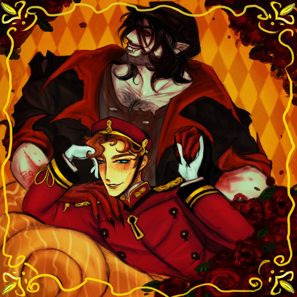 gloomyttt's tweet photo. i love this couple of madmen 🛎️ 🦇

#driftdoor #drifter #doorman #deadlock https://t.co/9fDYtjcPCx