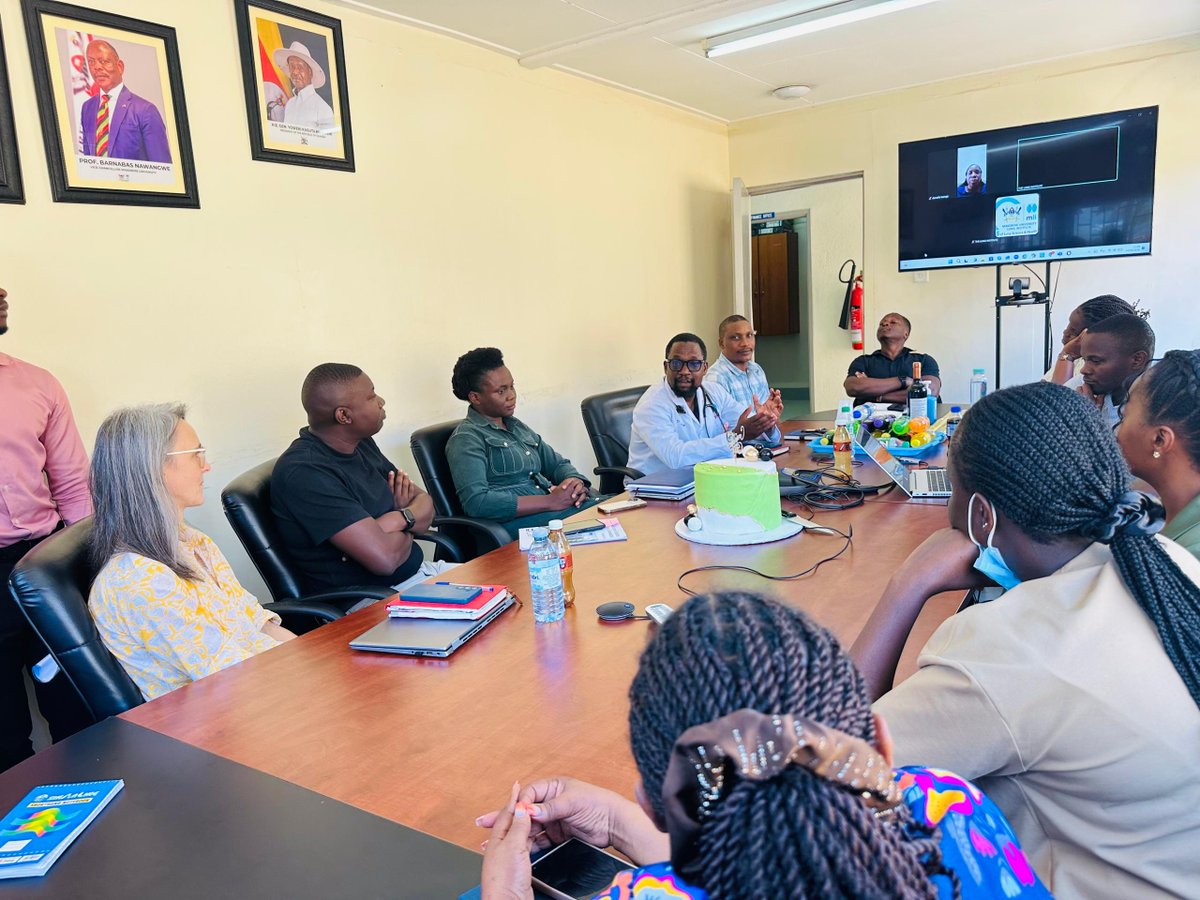 Lung_Institute's tweet photo. Today, the Director, @brucekirenga held a proactive engagement with Lung Institute staff members who have recently completed their PhD studies at various universities, celebrating years of hard work while exploring how their newly strengthened expertise can contribute to the Institute’s next chapter.

These highly skilled researchers are a valuable resource for advancing lung health, strengthening research capacity and translating evidence into impact.

We hope their journeys inspire more young scientists to pursue research and contribute to addressing Africa’s health challenges. @winterzie @katswincey @alexkayongo @jaspernidoi @Jackynakabira @MORDECAI1992 @NalwangaDamalie