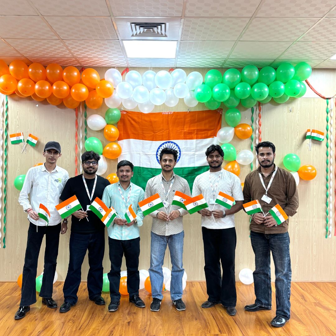 ToXSL's tweet photo. Celebrating Freedom, Unity &amp; Pride!

Our team came together to celebrate the spirit of Independence Day with joy, patriotism, and togetherness. Proud to celebrate the spirit of India!

Happy Independence Day!

#toxsl #IndependenceDay #IndependenceDayCelebration https://t.co/FZcTWVv7ST