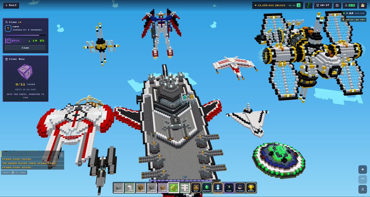 Syrez90's tweet photo. finally VENENO clan is finished building in @BlockFallX 

with the team @InApriel_ @Schnee4778 @Artherd7 https://t.co/GXgVJJwQxm