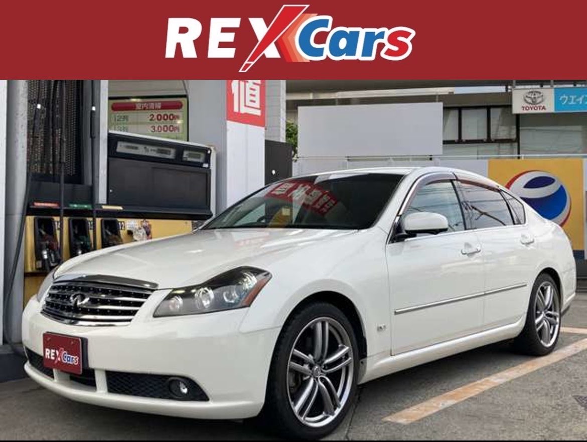 REXCarsofficial's tweet photo. 【総額64.8万円!!】
GY50型フーガ 450GT スポーツパッケージ入りました!
・V8
・333PS
・助手席オットマン
個人的にはこの19インチもたまらなく好み。
ゆったりとラグジュアリーにも通勤快速号にも。
国産車でV8をこの価格帯で。
現代ではもう味わえないこの感覚を是非!
#フーガ
#GY50 https://t.co/7BtWhrlp2J
