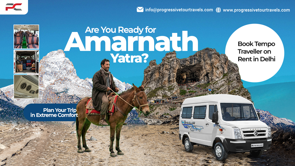 progressivetrav's tweet photo. 🙏 Amarnath Yatra 2026? Squad ready? 🏔️🚐

Skip the travel stress and ride in comfort with a Tempo Traveller from Delhi.

✨ Comfy seats
⛰️ Experienced hill drivers
🧳 Plenty of luggage space

👉 Book now: https://t.co/MRgmbAWeh9

#amarnathyatra #tempotraveller #amarnath2026 https://t.co/3RomzwLBxB
