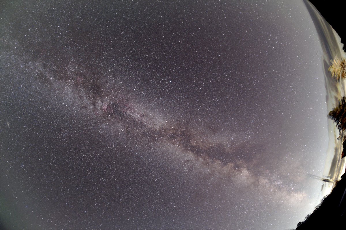 SatPhoto's tweet photo. 先輩にいただいたEOS6Dでようやくまともに撮影できました。ペルセウス座流星群を狙ったのですが、11過ぎに曇ってしまったせいか1枚も写らず。
このレンズは良いのか悪いのかよく分からないけど、コスパは良いと思う。
EOS6Ð,ISO6400,30s×8,TTARTISAN11mmF2.8→4,ダークあり,ポタ赤で追尾 https://t.co/iWAAJoSaSE