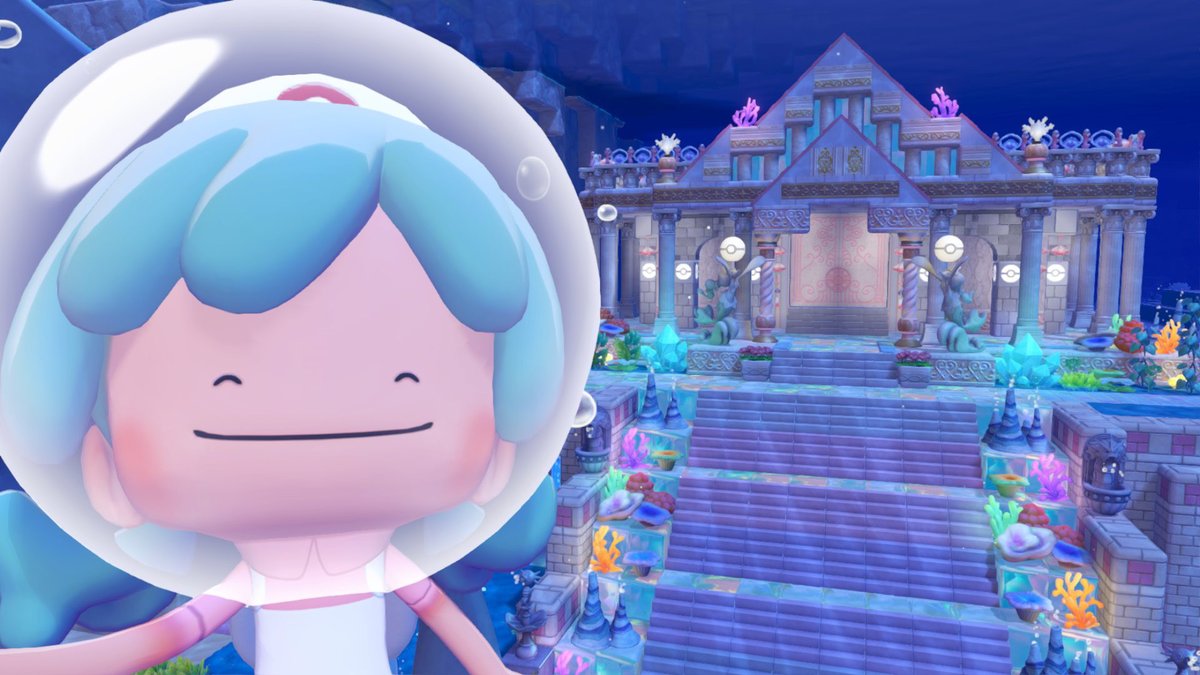 riyonyu's tweet photo. ぽこあポケモン楽しいな✧
海の神殿少し改造してみた🔨
ちょうちんの下に風鈴つけると可愛い♡ https://t.co/APQFb89bg5