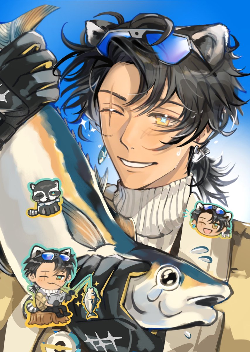 hannybunnydummy's tweet photo. 🦝🎣
#Alesh #Endfield
#ArknightsEndfield https://t.co/9C4USc1fJP