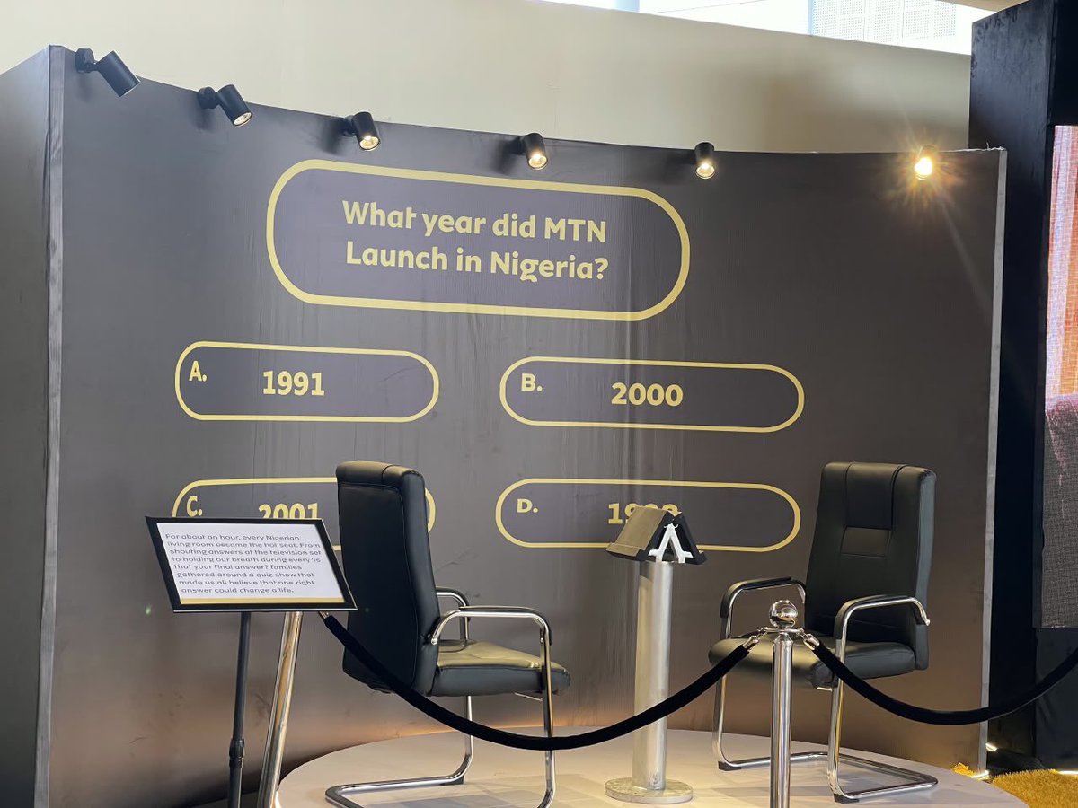 yusufdeysteady's tweet photo. MTN brought the nostalgia outside, Y’ello Street is packed with throwback memories, fun games, gifts and good vibes as MTN marks 25 years. you still have till Sunday to experience it. 👀
📍 MTN Head Office, Falomo
🗓 Till Sunday
#25YearsofYello https://t.co/8LKbfOJTQF