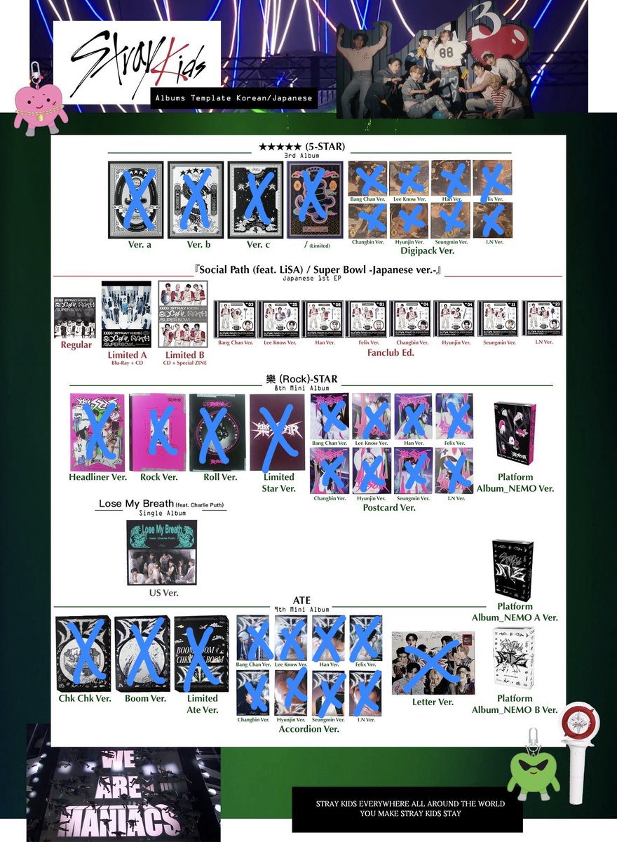 _doolsheetnet's tweet photo. LF:

STRAY KIDS CDs ❗️ONLY❗️

- minimum of 3 pcs per seller
- dm me for offers!
- slow replies ako so pls wait hehehehe

also LF: stay in london, do it except it ver, dominate, d9 unlock

wtb lfs ph skz cd album unsealed bang chan lee know changbin hyunjin han felix seungmin i.n https://t.co/BnA4kN0qqg