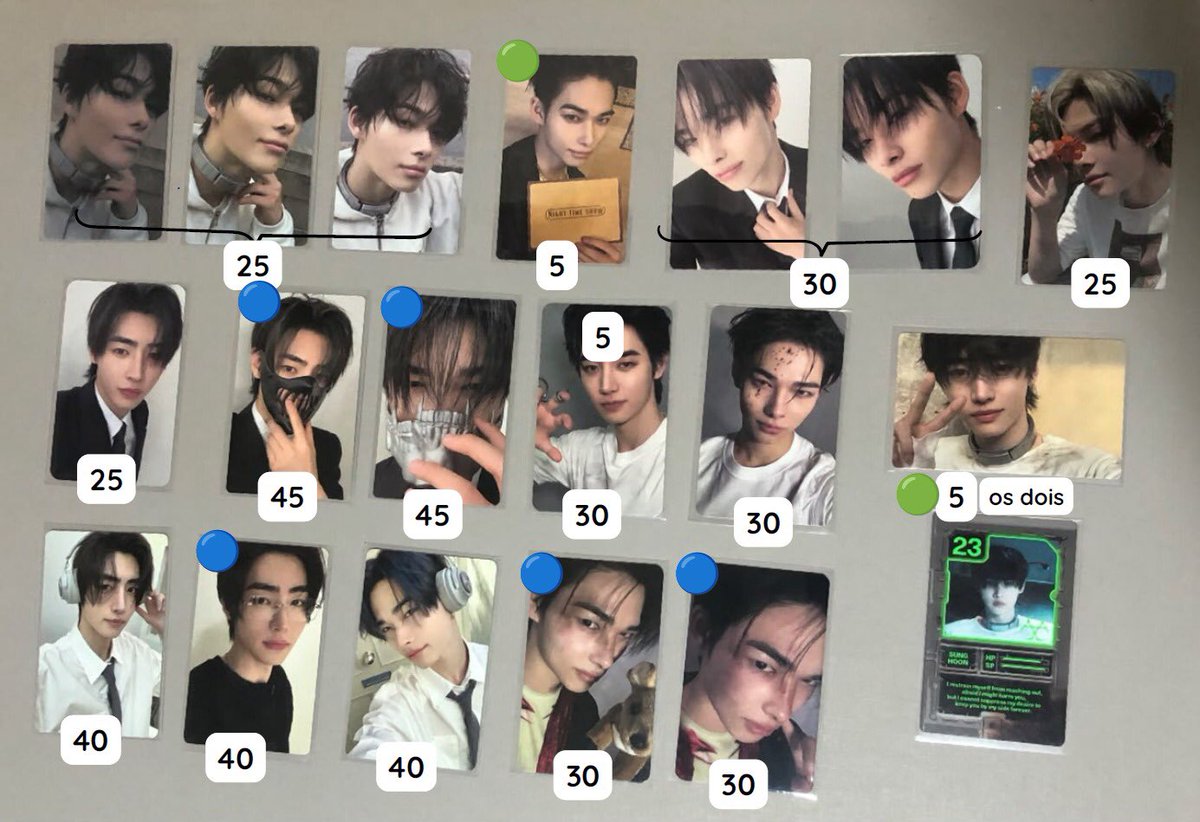 koZuriki's tweet photo. ⋆｡𖦹 °. VENDA / VENDO HOONKIs >.<
frete por superfrete
cards com { só saem juntos
🔵 só sai com algum 🟢

preferência pra quem levar duplinhas !
envio vídeo caso tenha interesse mesmo, não tem problema timewaste
(feedbacks não estão fáceis no perfil, posso enviar no privado) https://t.co/oYlSe5uX1s