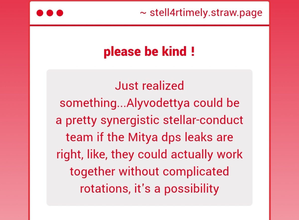MOVAtimely's tweet photo. stell4r being potentially meta team would be a dream come true

either way I WILL be using them in a team tgt 🙂‍↕️🙂‍↕️🙂‍↕️ https://t.co/vA0vhA0GUj