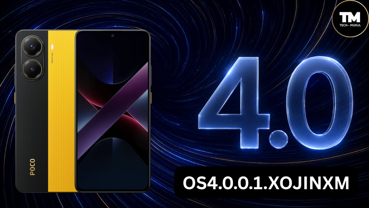 TECH__MUKUL's tweet photo. #POCOX7Pro #HyperOS4 #August 2026 BETA Update Spotted 🚀
📌 HyperOS 4: OS4.0.0.1.XOJINXM
✨ Region: India 🇮🇳
🔍 Status: Currently Spotted as a BETA build. The stable build is not yet ready. Once the official Stable update will be prepared, full details will be shared here immediately.