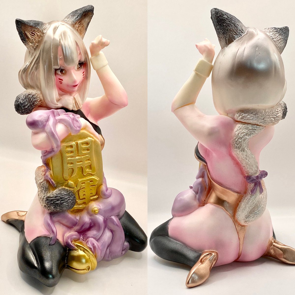 招キ猫本当に可愛いです、これらはヒカリトイズさんの粋なはからいで