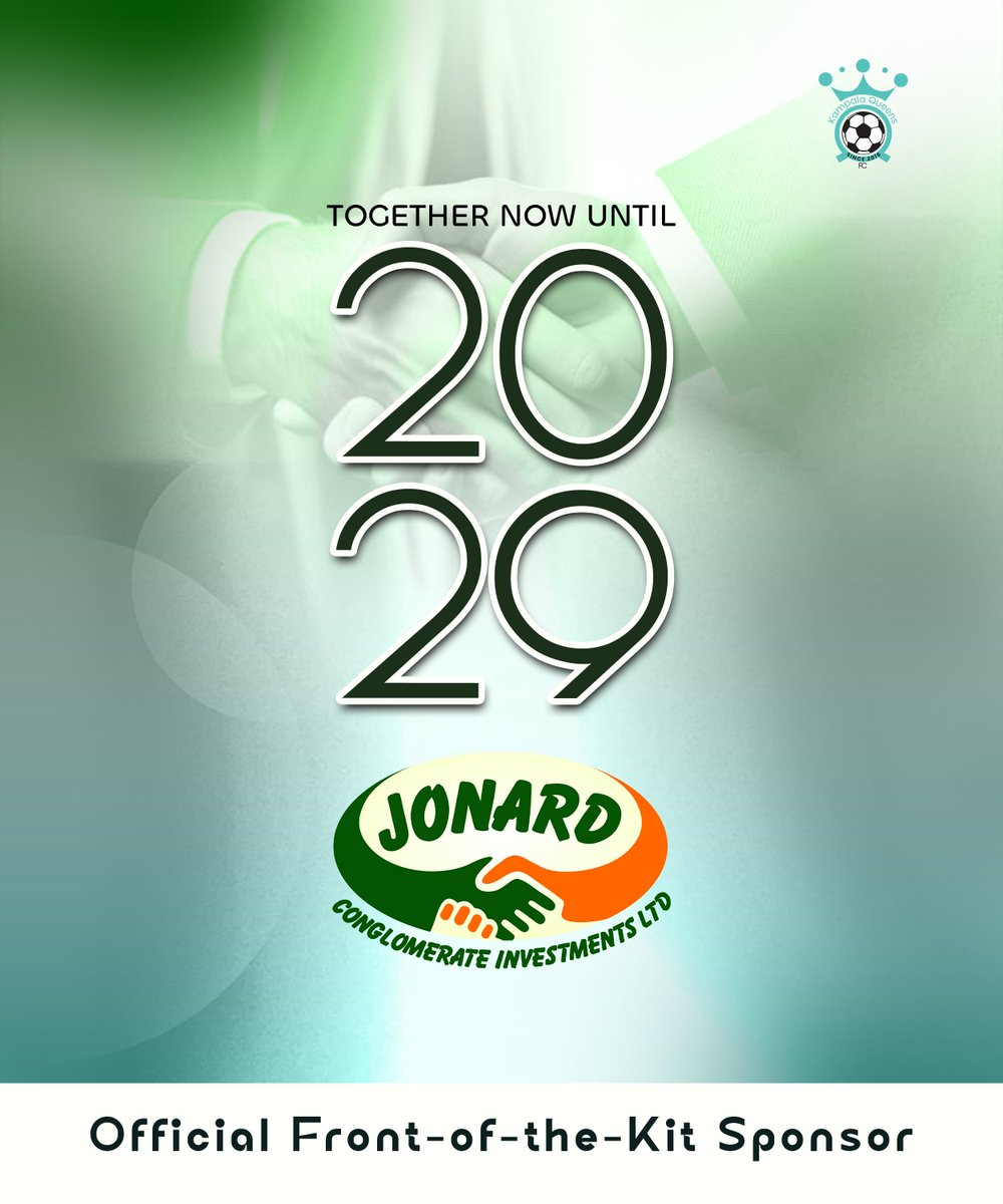 KCCAWomenFC's tweet photo. Here to stay!

We are glad to announce that we have renewed our partnership with Jonard Conglomerate Investments Limited for a further three years.

#KampalaQueens
#QueensOfSoccer https://t.co/ieodF82p5h