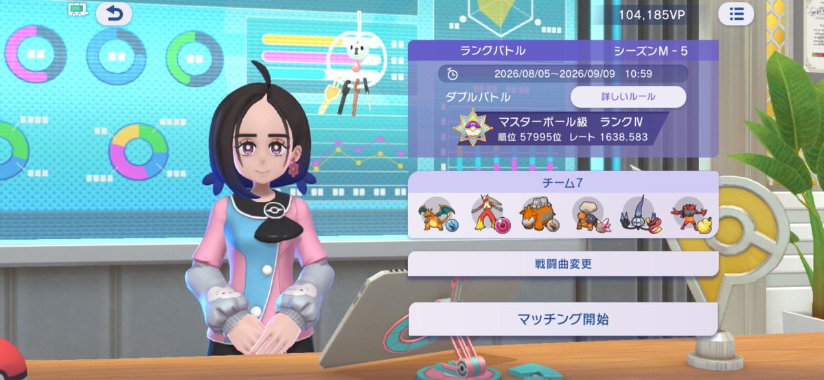 h6phhq's tweet photo. シーズン5のダブルも炎統一でマスター！
トリルパに変えた途端に勝率上がった（笑） https://t.co/uyCVNqqbyQ
