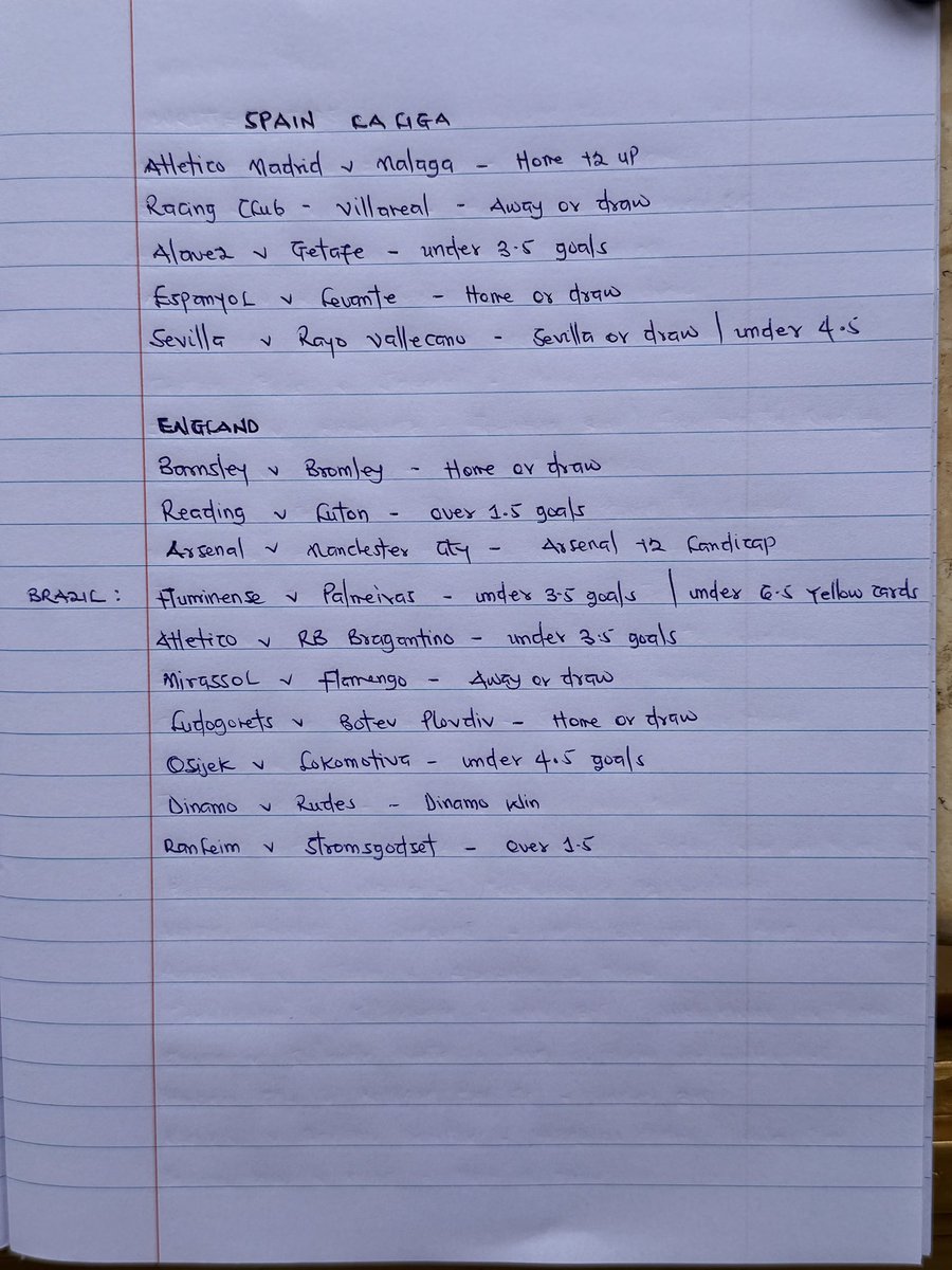LilMoGh's tweet photo. Written tips for the weekend🙏🏼✅🔥

A new season Begins today
May Our Journey be nothing but success 🙏🏼

I manifest a life changing season
Whether with me, another  tipster or doing your own thing
May Greatness Locate us all🙏🏼✅

May it be the year which we all actually smile through betting 🙏🏼