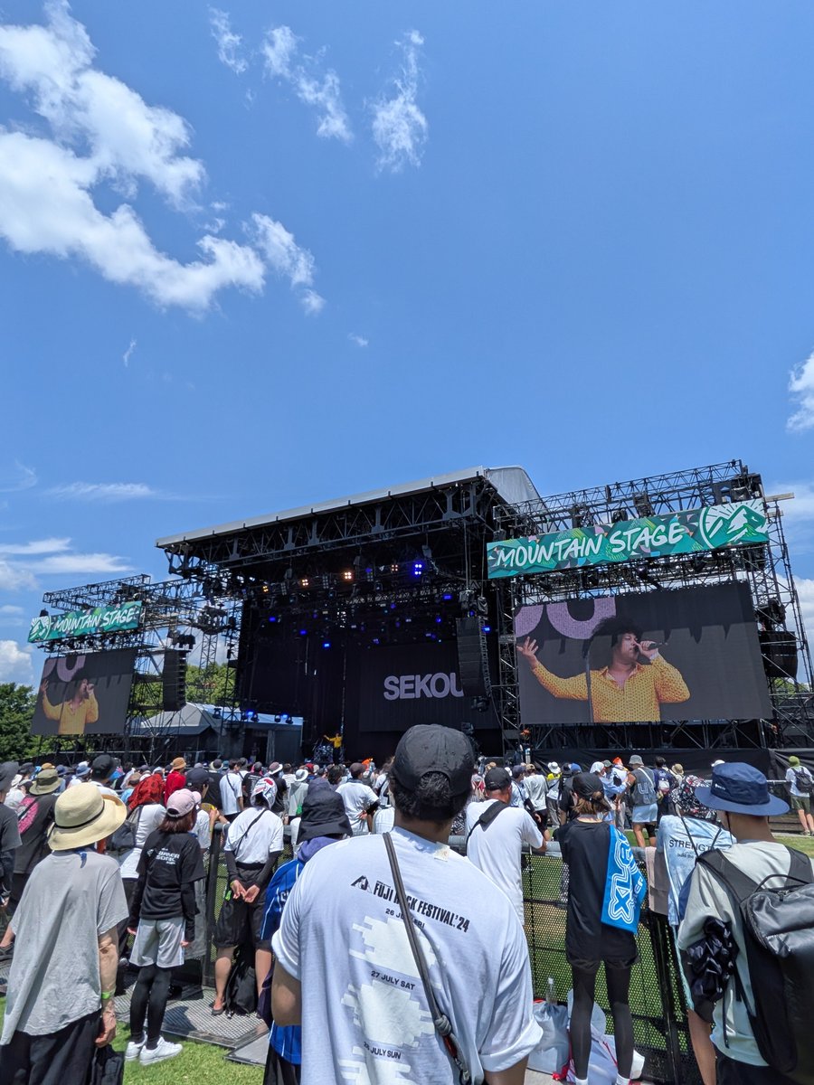 nodades's tweet photo. サマソニ大阪2026 1日目、Boy Soda→Sekou→Nectar Woode→BINI→AKMU→LE SSERAFIM→大沢伸一→Jamiroquaiでした(お疲れ様でした)。 https://t.co/5hLqadOcfF
