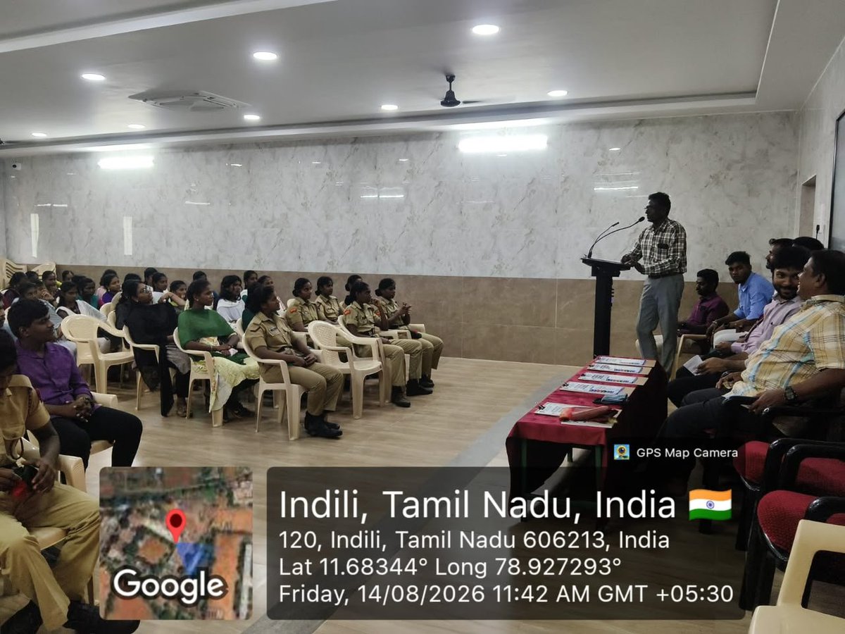 NCCPondicherry's tweet photo. *TB MUKT BHARAT ABHIYAN* 

6 TN BN NCC, under the aegis of Group HQ Puducherry, conducted a TB Awareness Lecture and Quiz Competition at Dr. RKS College of Arts & Science, Kallakurichi.

Dr. K. Poyyamozhi, TB Cell MO, Govt Hospital Kallakurichi, delivered the lecture and conducted an engaging quiz for  NCC cadets and staff, highlighting the importance of TB prevention, early detection and timely treatment.

 *Towards a TB free India*

#TBMuktBharat
#TBAwareness
#EveryLifeIsPrecious
#HealthForAll

@PMOIndia
@MoHFW_INDIA
@CMOTamilnadu
@LGov_Puducherry
@TbDivision
@HQ_DG_NCC
@NCCDte_TNPAN
@vatsvirendra1
@ashishrams