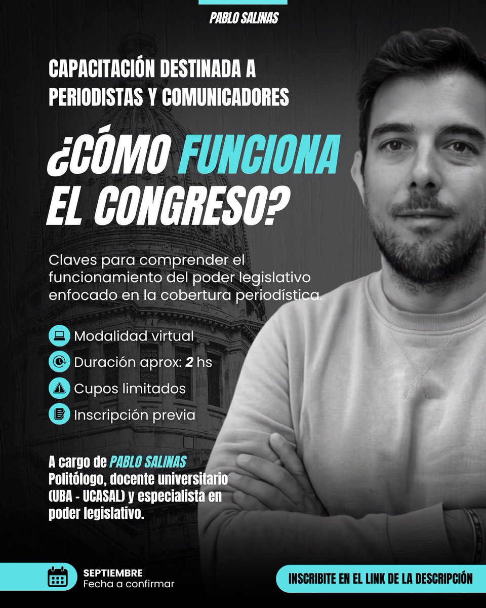 SalinasPabloJ's tweet photo. Últimos cupos!👇 https://t.co/IRIkCotmKD
