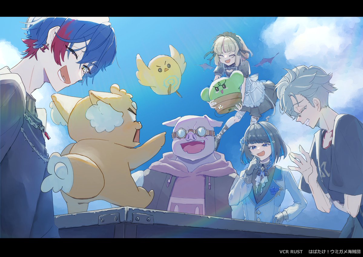 tyac_'s tweet photo. はばたけ！ウミガメ海賊団
🌊🐢🏴‍☠️
最高のチーム
#VCRRUST https://t.co/bbyXjBFzLy