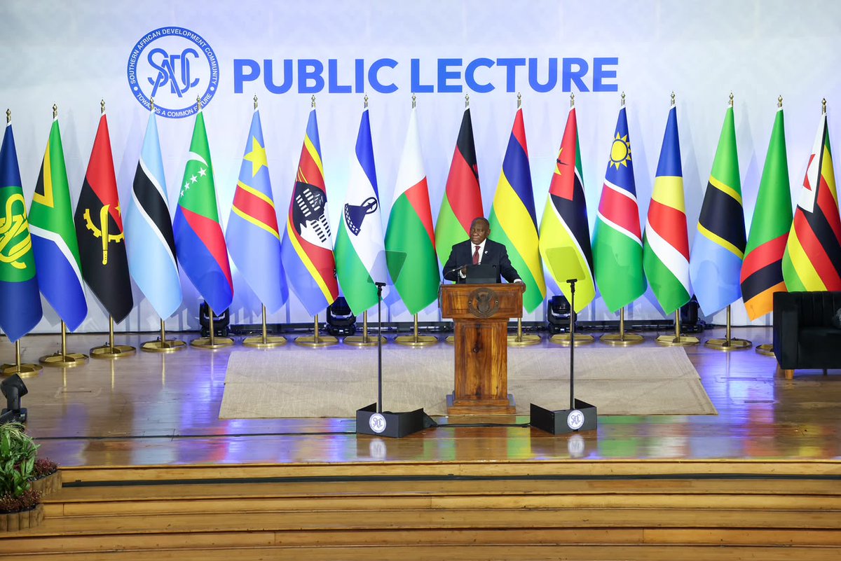 GLN_Community's tweet photo. As the global health architecture undergoes reform, H.E. President Cyril Ramaphosa emphasised the importance of a united regional voice.

"As a region, we must engage robustly, with one voice, in the reform of the global health architecture. Health security is very important to all of us, and you only realise it the day you are sick that we need to have good health security." — H.E. President Cyril Ramaphosa, President of the Republic of South Africa and GLN Chair

#GLN #WCAH #SADC #SADCSummit2026 #GlobalHealthArchitecture