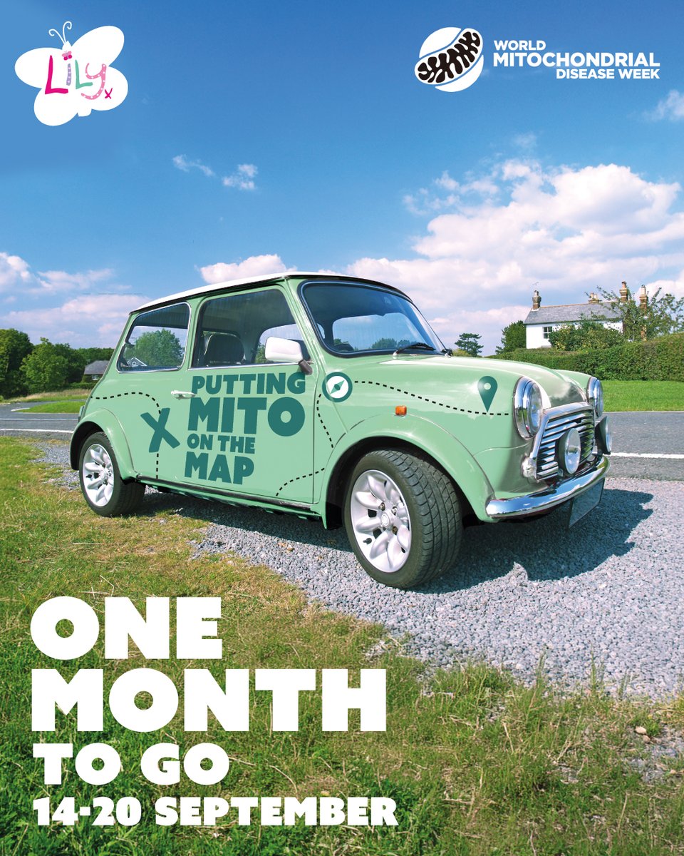 4Lilyfoundation's tweet photo. Just one month to go until World Mitochondrial Disease Awareness Week! 💚🌍

This year's theme is 'Putting Mito on the Map'. Save the date, join the conversation, and help us put mito on the map. 💚🦋
https://t.co/hvHd4MR1Ms

#WorldMITOWeek2026 #PuttingMitoOnTheMap https://t.co/mGfR7DMr0N