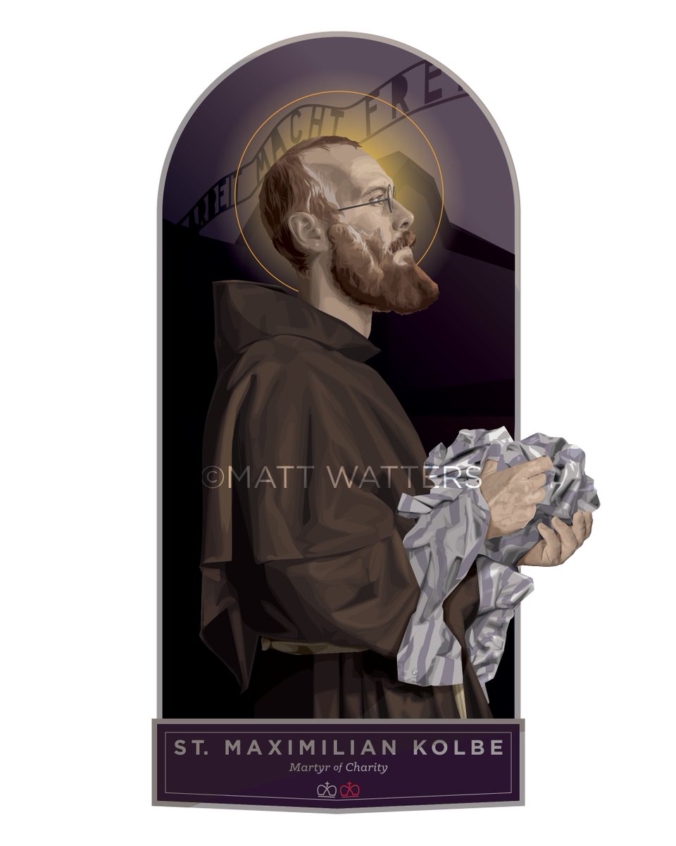Mat8119Watters's tweet photo. Selfless love. St. Max, pray for me that I may love selflessly. @SrTeresam @Joeinblack #SaintMaximilianKolbe https://t.co/zJsm76Qjoe