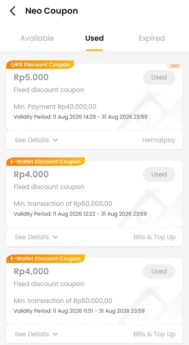 ahmatchaaa's tweet photo. @kimmyexp Ada neobank diskon e wallet juga, mayann kak kimm https://t.co/RDSVxfTJCG