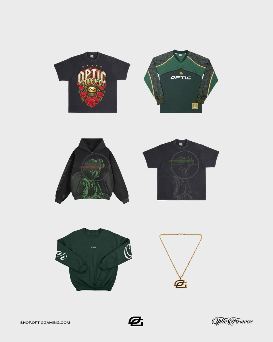 OpTic's tweet photo. HECZ MADE THE CALL
- 20th Anniversary Jersey
- OpTic Gold Chain
- OpTic Forever Crewneck
- OpTic Forever Champs Tee
- OG Montage Scope Zip Hoodie
- OG Montage Scope Tee
AVAILABLE NOW
HAPPY OPTIC DAY ๐ https://t.co/5FWaRhqy2o