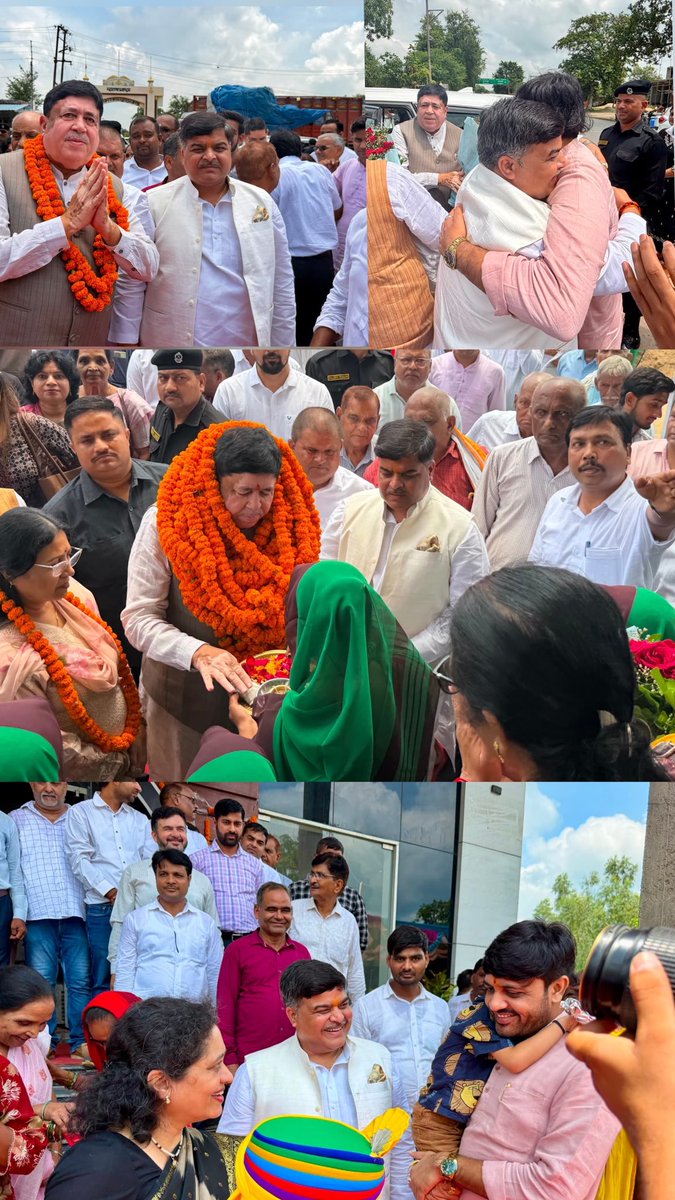 AnkitParihar9's tweet photo. इफको @IFFCO_Coop के माननीय अध्यक्ष, परम् आदरणीय श्री दिलीप भाई संघानी जी के उत्तर प्रदेश राज्य प्रवास के दौरान भव्य स्वागत के साथ उनका अमूल्य आशीर्वाद, अपनत्व एवं स्नेह से पूर्ण मार्गदर्शन प्राप्त हुआ। https://t.co/BIoGkfA5lq