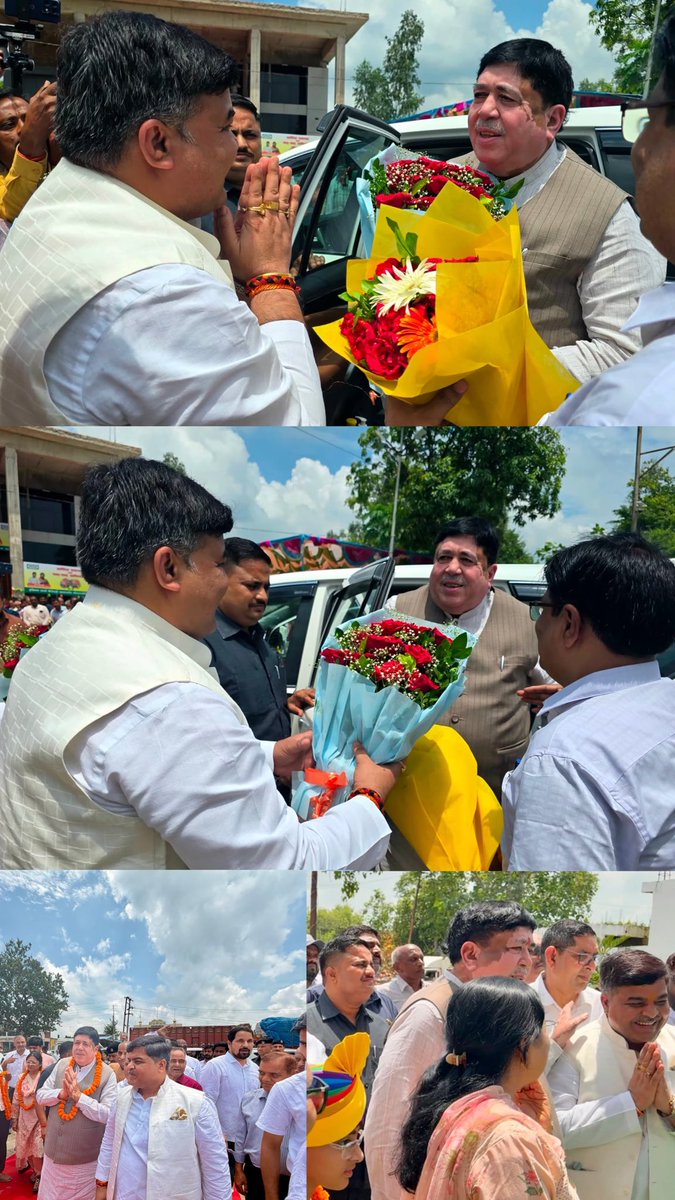AnkitParihar9's tweet photo. इफको @IFFCO_Coop के माननीय अध्यक्ष, परम् आदरणीय श्री दिलीप भाई संघानी जी के उत्तर प्रदेश राज्य प्रवास के दौरान भव्य स्वागत के साथ उनका अमूल्य आशीर्वाद, अपनत्व एवं स्नेह से पूर्ण मार्गदर्शन प्राप्त हुआ। https://t.co/BIoGkfA5lq