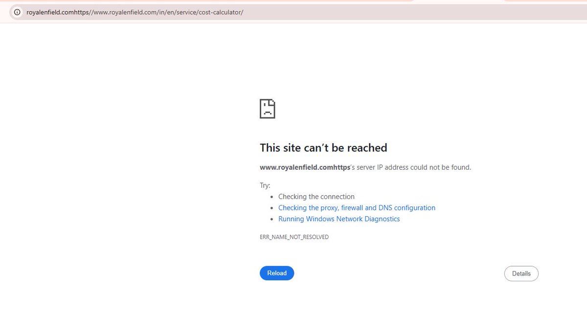 thoughtcoders's tweet photo. Dear @royal_enfield, your Service Cost Calculator link seems to be broken. A thorough QA and automation testing approach could help catch issues like this and ensure a smoother digital experience for your customers.
#QualityMatters #RoyalEnfield #SoftwareTesting #TestAutomation https://t.co/ixJonyxdUe