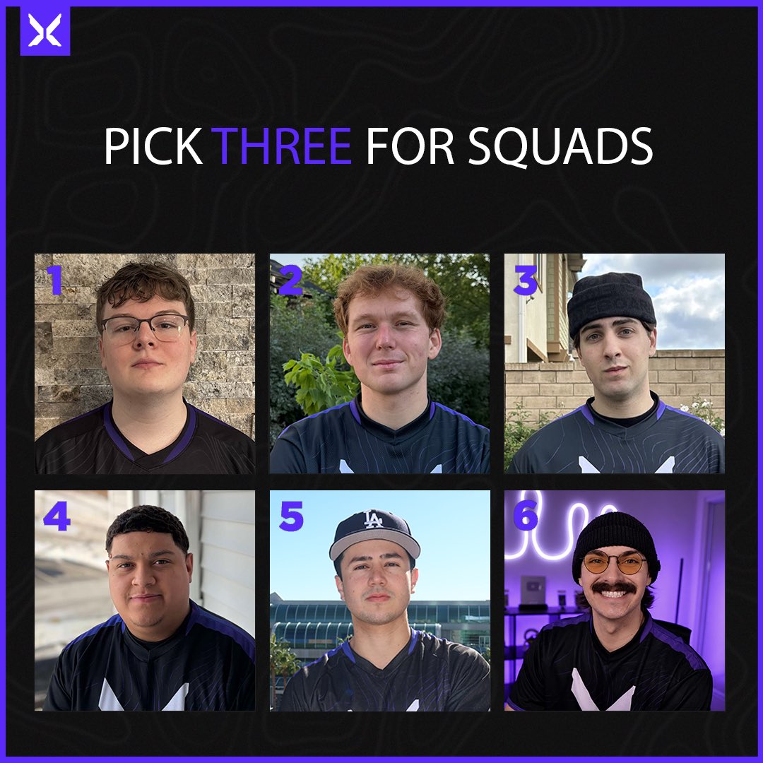 XenGGs's tweet photo. Pick 3 Xen members to run zero build squads with 👀 https://t.co/ImFzSJVtba