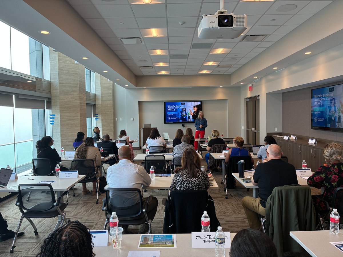 OhioDevelopment's tweet photo. Yesterday, Director Lydia Mihalik joined our Minority Business Development Division team in welcoming the new MBAC Tier 1 leaders. Thank you to everyone who could make the training and kickoff event, and once again - welcome to the team! https://t.co/FtfHKJogQE