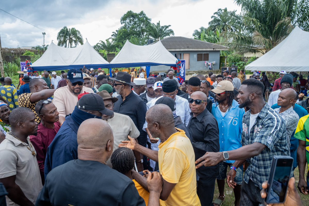 dchrisiyovwaye's tweet photo. NDC Consultative Visit to Ewu, Ughelli South

Today, I joined His Excellency, Senator Ovie Omo-Agege, NDC candidate for Delta Central Senatorial District; Hon. Chief Christopher Ominimini Obiuwevbi, NDC candidate for Ughelli North, Ughelli South and Udu Federal Constituency; and Hon. Chief Okiermute Gordons, NDC candidate for Ughelli South Constituency, on a consultative visit to Ewu in Ughelli South Local Government Area.

We were also honoured to have my brother, Deacon Ken Pela, a loyal party faithful and respected leader, join us in a strong demonstration of unity, solidarity, and commitment to the success of our great party.

Party leaders, stakeholders, and members from Wards 1, 2 and 3 gathered at the same venue in Ewu for an open and productive engagement. We listened to their concerns, discussed the future of Ughelli South, and reaffirmed our commitment to building a government that responds to the real needs of the people.

The impressive turnout and enthusiasm demonstrated that our people are ready for a new direction. They want leadership that listens, keeps its promises, creates opportunities, improves public services, and delivers development that reaches every community.

This campaign is not about individuals or empty political slogans. It is about building a strong grassroots movement capable of replacing years of disappointment with responsible leadership, practical solutions, and measurable progress.

We will continue taking our message of unity, hope, good governance, and development to every ward and community across Delta State. We will listen to the people, earn their trust, and work together to build a Delta State that serves everyone.

The movement is growing, the people are ready, and together, we will RESET DELTA.

Deacon Chris Iyovwaye
NDC Governorship Candidate, Delta State

#NDC #DCI27 #Deltastate #DeltaisOk #NigeriaIsOK
