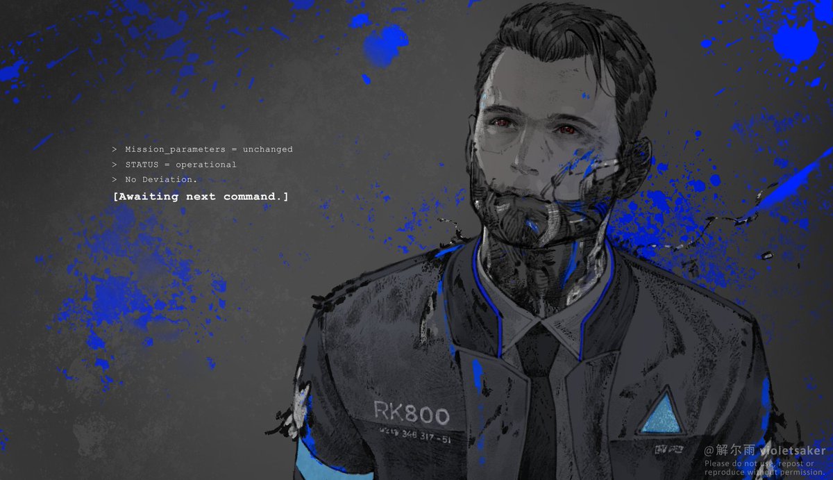 violetsaker's tweet photo. minus 12th Birthday Connor #DetroitBecomeHuman https://t.co/AEPyOUpCbc