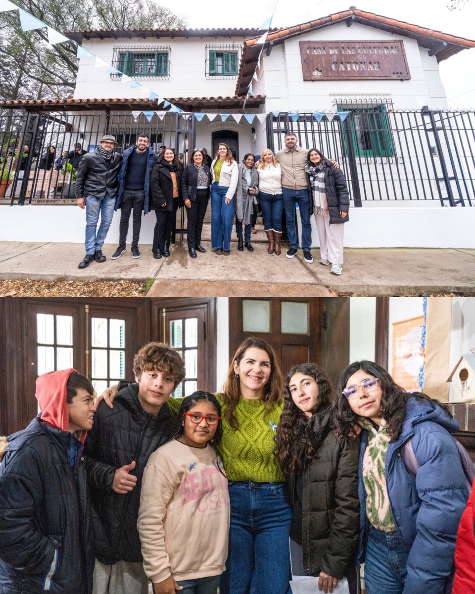 marielfmoreno1's tweet photo. Feliz de haber participado de los festejos por el primer aniversario de la Casa de las Culturas Catonas ❤️

Hace un año recuperamos este espacio para que nuestra comunidad pueda encontrarse, disfrutar y acceder a propuestas recrativas y culturales. https://t.co/AdFD5ihT6H