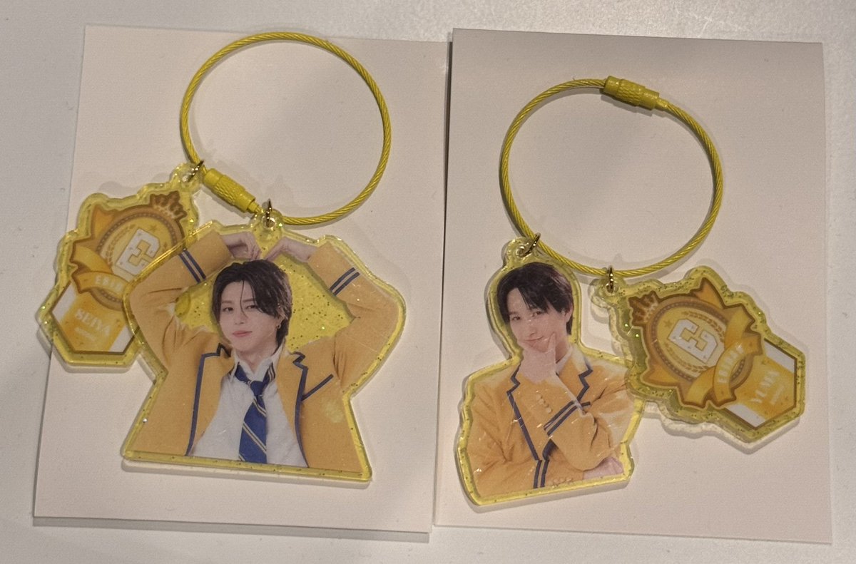 ocu138479's tweet photo. EBiDAN THE LIVE 2026 エビライ ランダム アクリルキーホルダー アクキー チームD交換

【譲】SEIYA YUMA
【求】FUMINORI

8/15会場手渡し優先、または郵送にて交換
お心当たりある方はお気軽にお声かけください！

#EBiDAN交換 #エビライ交換 #エビライアクキー https://t.co/FS8kZZf3Fs