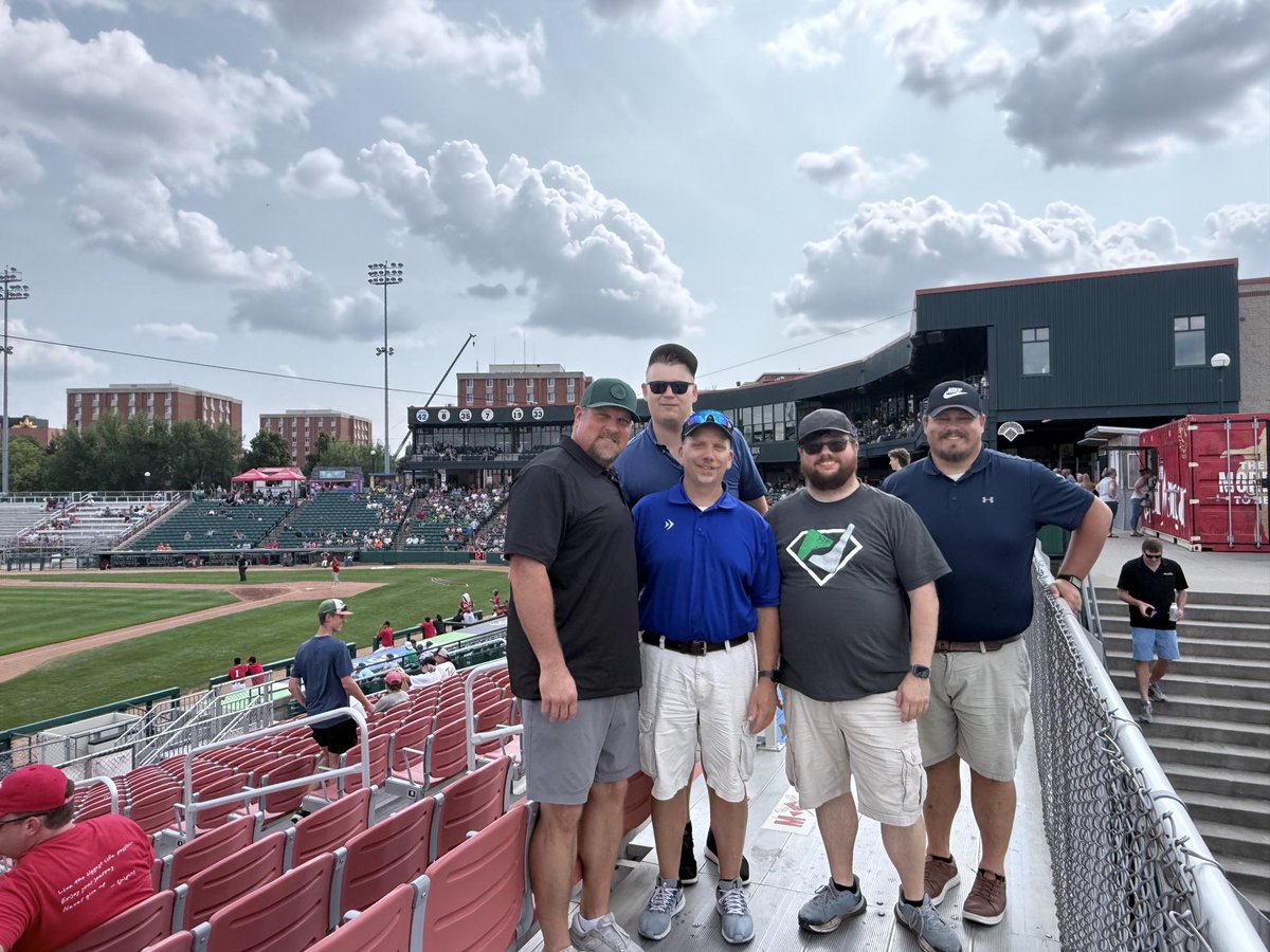 NetworkCenter's tweet photo. Team NCI had a busy week! We sponsored the Midwest Tech Summit, hosted by the FMWF Chamber, and then joined the RedHawks as a game sponsor for a Business Day Game. We’re grateful for the opportunity to support events in our community, while spending time customers and staff. https://t.co/qBZb8qO7Z1