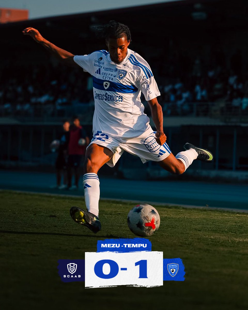SCBastia's tweet photo. ⏸️ Mezu-Tempu !

Grâce à un but de Jérémy Sebas, le Sporting mène à la pause.

0️⃣- 1️⃣｜ #SCAABSCB https://t.co/b2KsDcIpF1