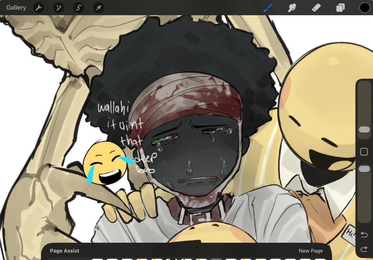 poopshitter6000's tweet photo. wip of a drawing from my stupid au i made that im obsessed with #thatmob #vertiy https://t.co/6n8mRFPWFn